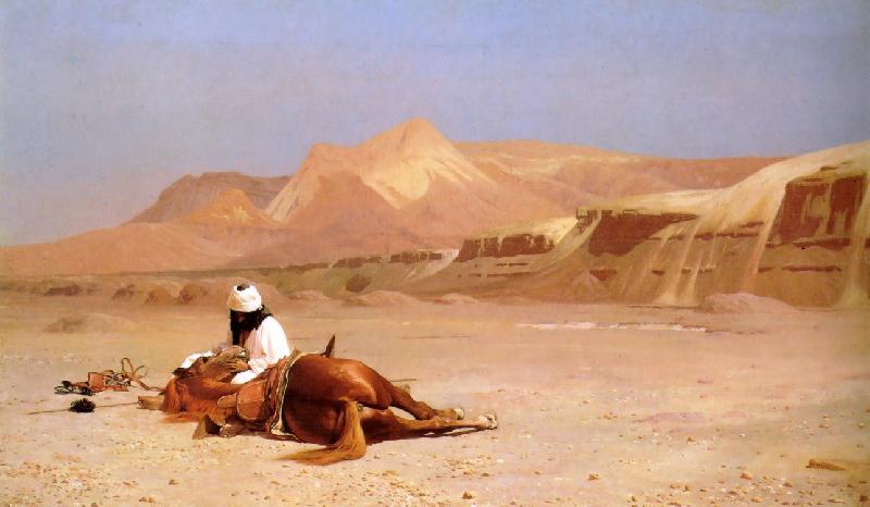 Jean Leon Gerome The Arab and his Steed Sweden oil painting art
